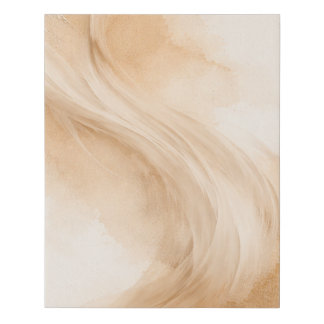 Modern Minimalist Soft Luxury Home Decor Faux Canvas Print