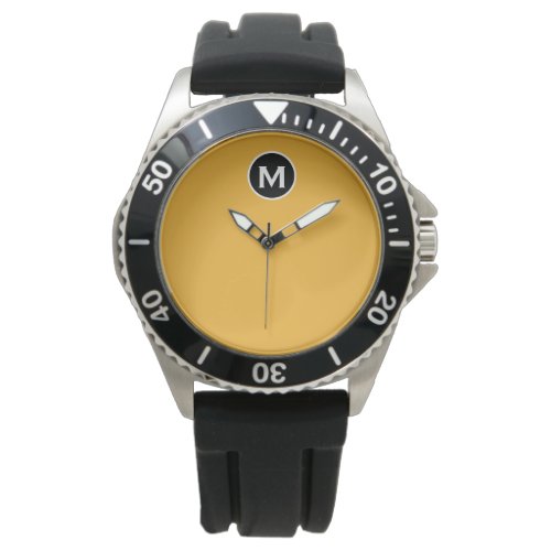 Modern Minimalist Sporty Monogram Watch
