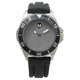 Modern Minimalist Sporty Monogram Wrist Watch