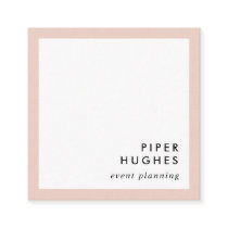 Modern Minimalist Square Business Cards | Blush Modern Minimalist Square Business Cards | Blush