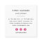 Modern Minimalist Square Business Cards | Magenta