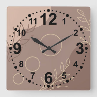 Modern Minimalist Square Wall Clock