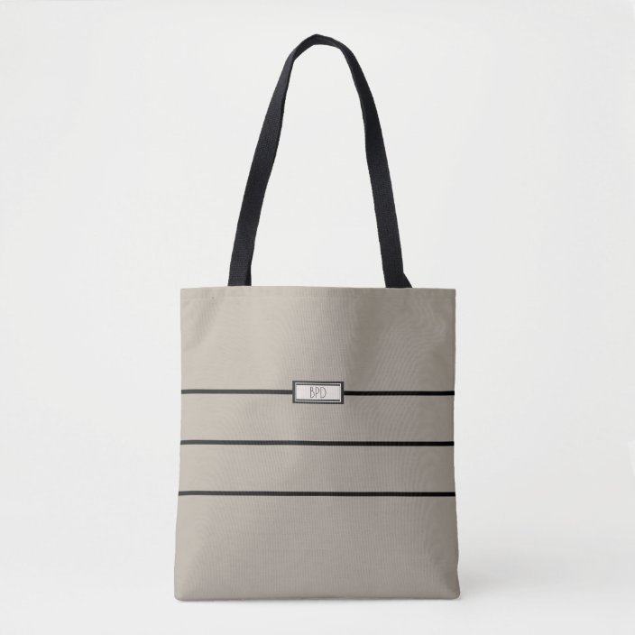 black tote back