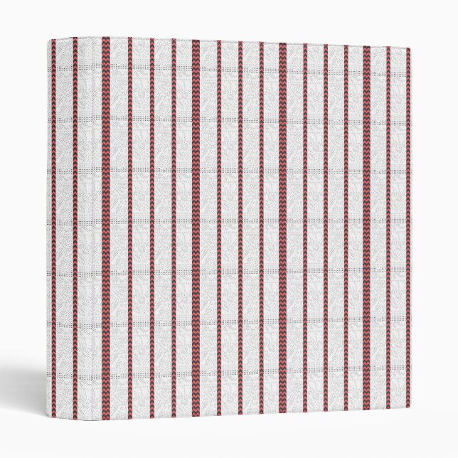 Modern Minimalist Striped Binder (Front/Spine)