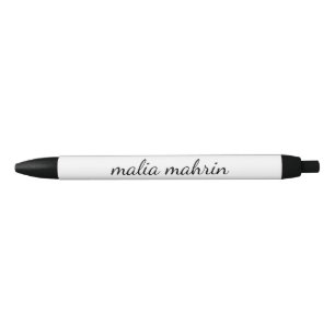 Modern Minimalist Stylish Monogram Design Pen