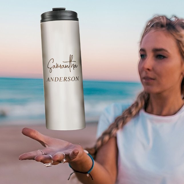 Modern Minimalist Stylish Thermal Tumbler Gift (Creator Uploaded)
