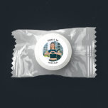 Modern Minimalist Sweet 16 Birthday Circle Photo Life Saver® Mints<br><div class="desc">Create your own personalized white border photo mint candy favor for your daughter's special 16th birthday. Customize the solid white background color or the black text color to match your photo. If you change the font type or size, you can fine tune the curvature of the text in small increments....</div>