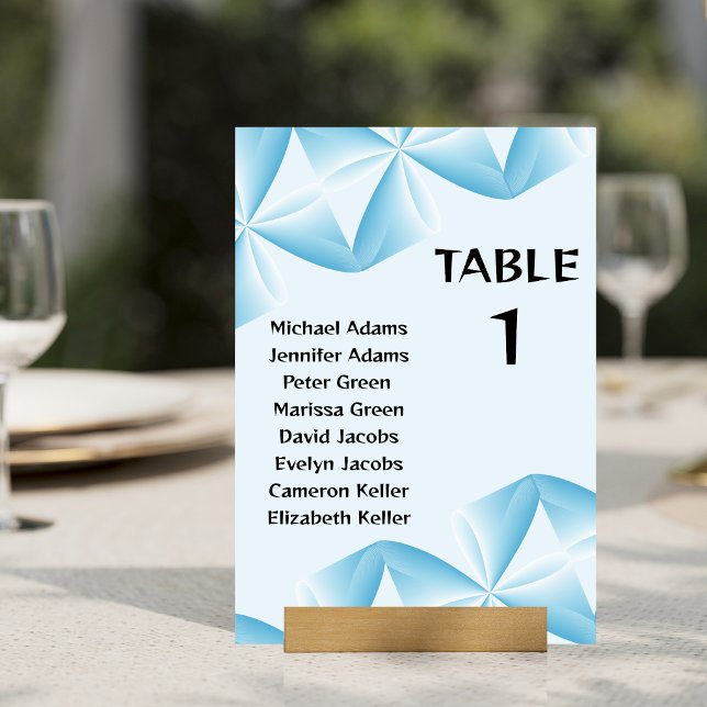 Modern Minimalist  Table Number (Creator Uploaded)
