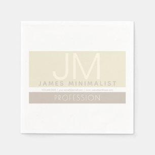 Modern Minimalist   Taupe Earth-tones Napkins