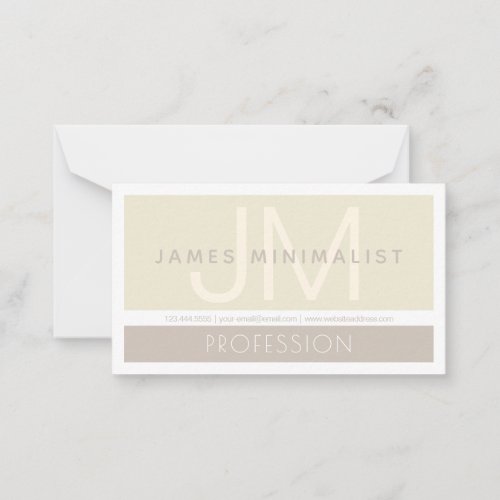 Modern Minimalist  Taupe Earth_tones Note Card
