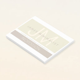 Modern Minimalist | Taupe Earth-tones Post-it Notes