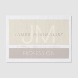 Modern Minimalist Taupe Earth-tones Tissue Paper