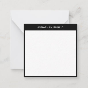 Modern Minimalist Template Elegant Black Border