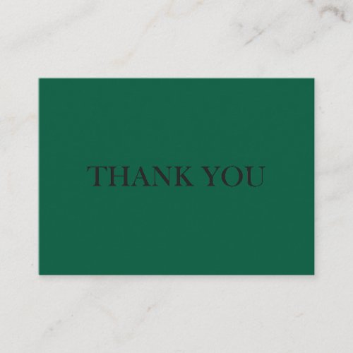 Modern Minimalist Terracotta Thank You Card