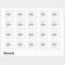 Modern Minimalist Thin Black Border Product Label