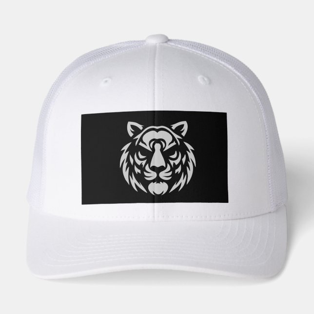 Modern Minimalist Tiger Head Snapback (Front)