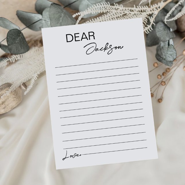 Modern Minimalist Time Capsule Note Message Card (Creator Uploaded)