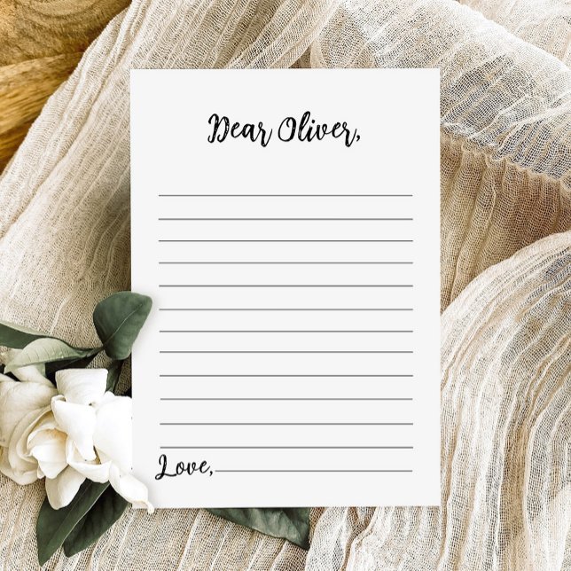 Modern Minimalist Time Capsule Note Message Card (Creator Uploaded)