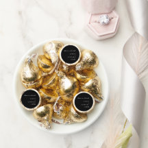 Modern Minimalist Traditional Black Wedding