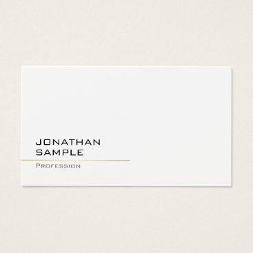 Modern Minimalist Trendy Professional Chic Gold Business Card Modern Minimalist Trendy Professional Chic Gold Business Card