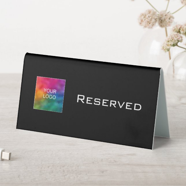 Modern Minimalist Trendy Template Best Reserved Table Tent (In SItu (Table))