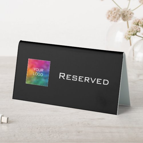 Modern Minimalist Trendy Template Best Reserved Table Tent Sign