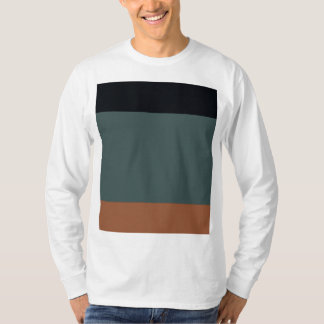 Modern Minimalist Tri-Tone: Charcoal, Slate, and O T-Shirt