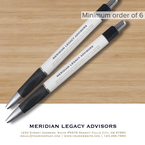 Modern Minimalist Typographic Pen