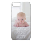 Modern Minimalist Typography "Love You Lots" Photo