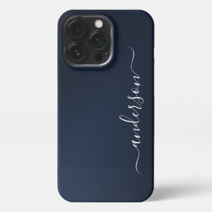 Modern Minimalist Typography Name monogrammed iPhone 13 Pro Case