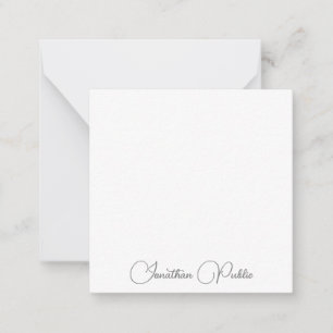 Modern Minimalist Typography Script Names Template