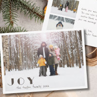 Modern Minimalist Vintage Joy religious Photo