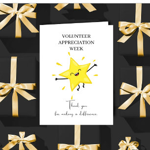 Modern Minimalist Volunteer Appreciation Week Post Card