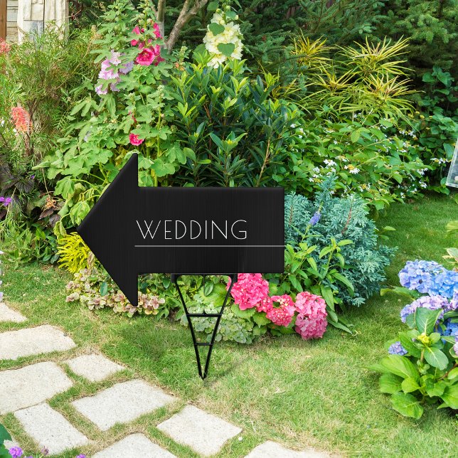 Modern Minimalist Wedding Directional Sign (Creator Uploaded)