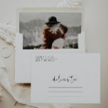 Modern Minimalist Wedding Envelope<br><div class="desc">This is an modern elegant wedding envelope card featuring minimalist layout and a photo envelope liner. All colors are editable. // For matching designs, search "EMMA" in the Sincerely By Nicole Zazzle store. * If you like this design but don't see it available for something you are looking for, please...</div>