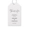 Modern minimalist wedding favor gift tags