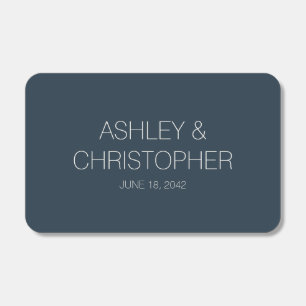 Modern Minimalist Wedding Favor Matchboxes