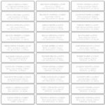 Modern Minimalist Wedding Guest Names Address Sticker<br><div class="desc">Composed of simple sans serif typography. These elements are simple,  elegant,  and modern. This has 30 stickers. 
 
 This is designed by White Paper Birch Co. exclusive for Zazzle.
 
 Available here:
 http://www.zazzle.com/store/whitepaperbirch</div>