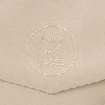 Modern Minimalist Wedding Monogram Embosser<br><div class="desc">Elevate your wedding stationery with the Modern Minimalist Wedding Monogram Embosser. Featuring a sleek and contemporary design, this high-quality embosser creates a beautiful raised impression of your personalized monogram. Perfect for adding an elegant touch to invitations, envelopes, thank you cards, and more. Made from durable materials, it ensures crisp, clean...</div>