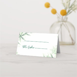 Modern Minimalist Wedding Place Cards