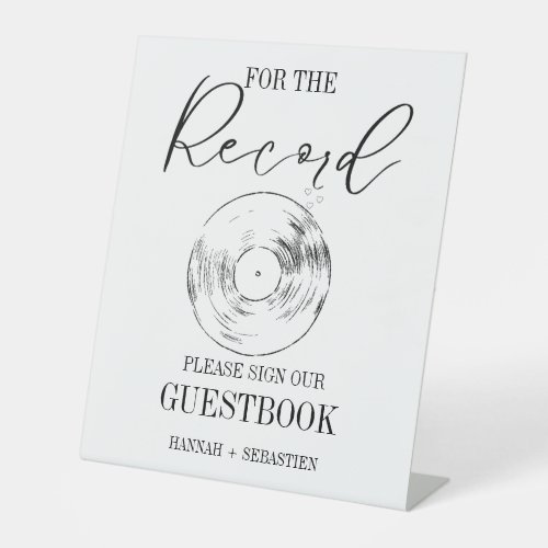 Modern Minimalist Wedding Record Guest Book Sign