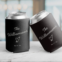 Modern Minimalist Wedding Simple Last Name