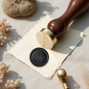 Modern Minimalist Wedding Wax Seal Stamp