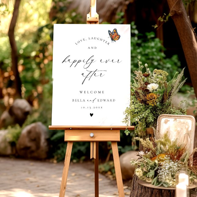 Modern Minimalist Wedding Welcome Sign (Creator Uploaded)