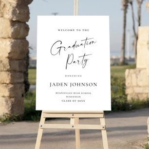 Modern Minimalist WELCOME Graduation Party Foam Board