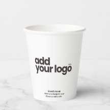 Modern Minimalist White Add Your Logo