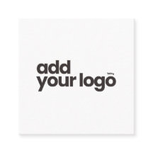 Modern Minimalist White Add Your Logo