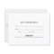Modern Minimalist White Business Gift Certificate