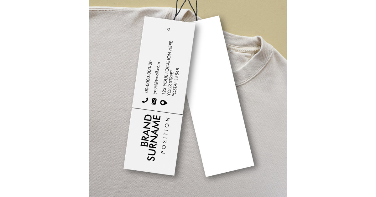 Fashion company needs new hangtags that wow