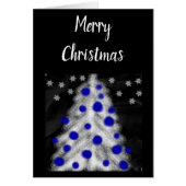 Modern Minimalist White Christmas Tree Custom (Front)